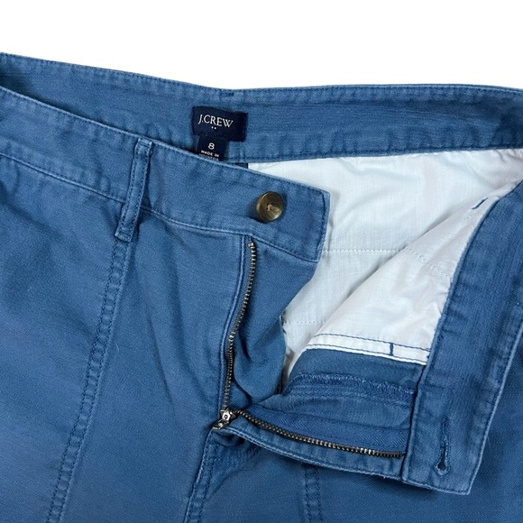 J. Crew Women’s Size 8 Blue Cotton Chino Pants - Picture 6 of 11